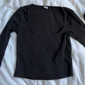 Garage ribbed long sleeve